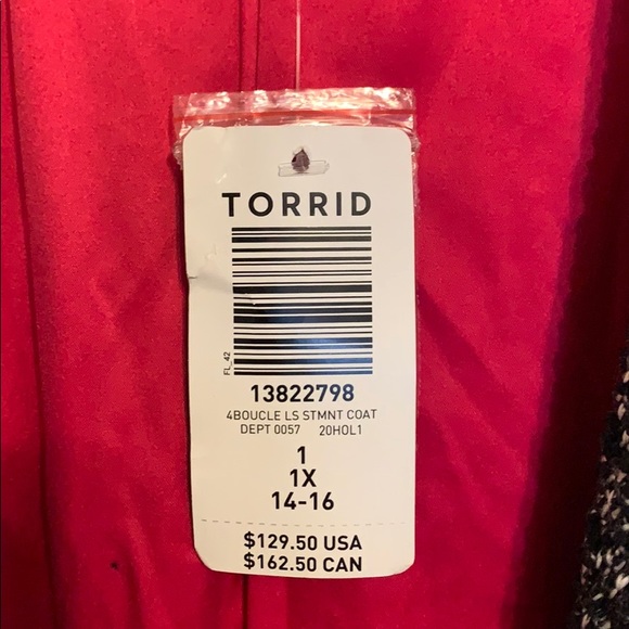Torrid size 1 Coat - Picture 7 of 7